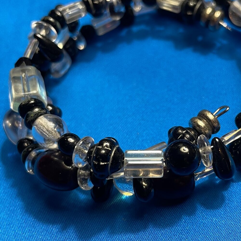 Multi-strand beaded fashion bracelet